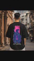 a male model wearing Last of the original Terry Cotton oversized t-shirt